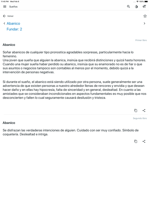 Screenshot #6 pour Interpretacion de Sueños