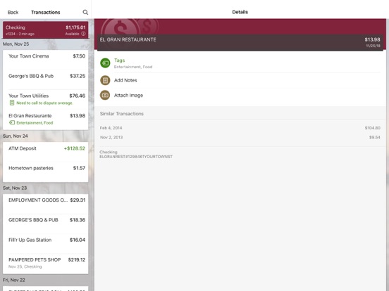 Bank of Charlotte Mobile iPad screenshot 3 - Finance app