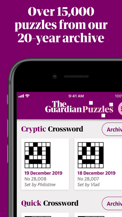 Guardian Puzzles & Crosswords Screenshot