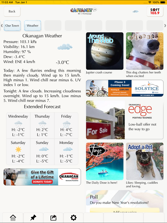 Castanet iPad screenshot 5 - News app