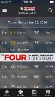 wbrc first alert weather iphone screenshot 3