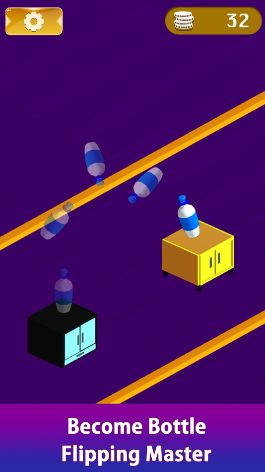 #2. Impossible Bottle Flip 3D Game (iOS) 由: Aysha Sehar