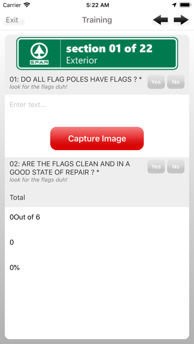 Salute Audit Screenshot