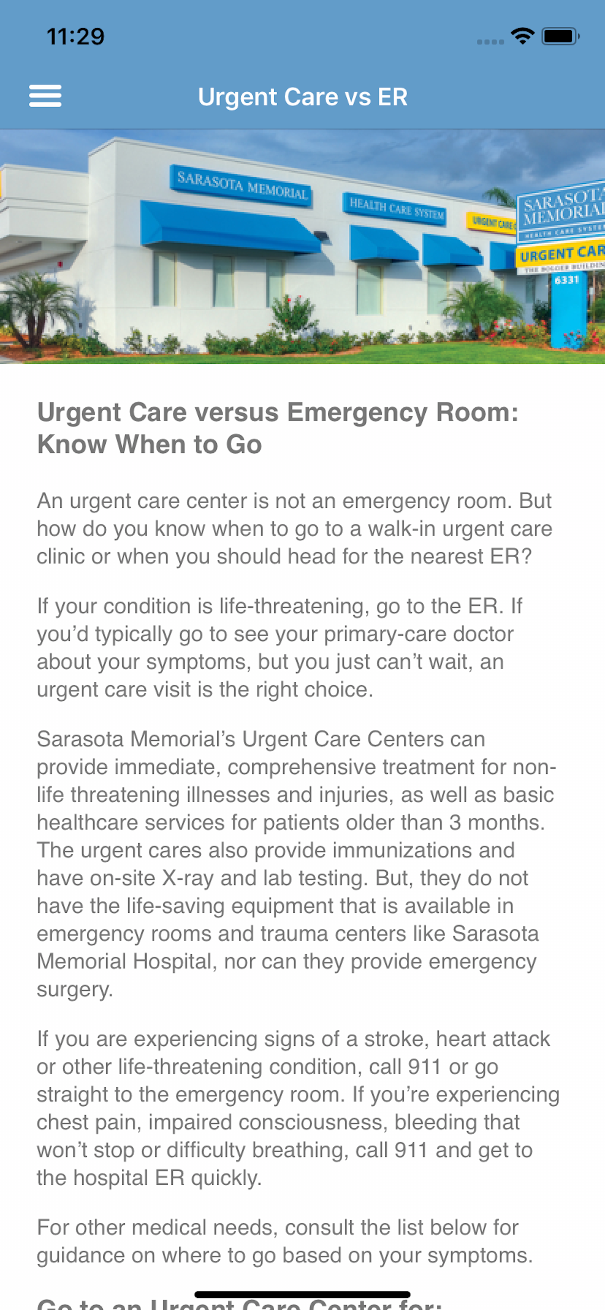 SMH Urgent Care