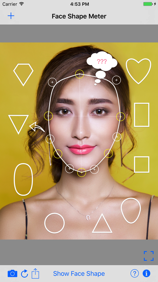 #1. Face Shape Meter camera tool (iOS) 由: VisTech.Projects LLC