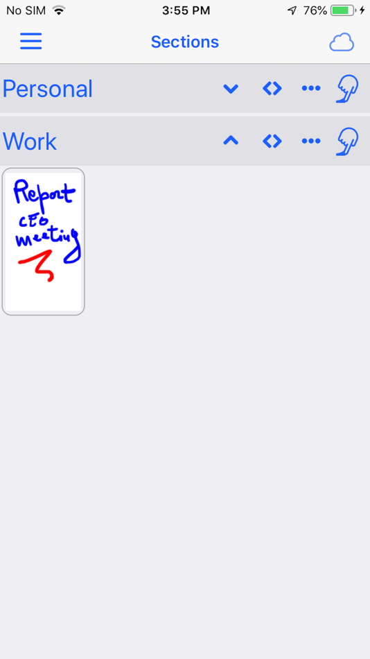 #6. PocketJot - Handwritten Notes (iOS) 由: iStArtApp