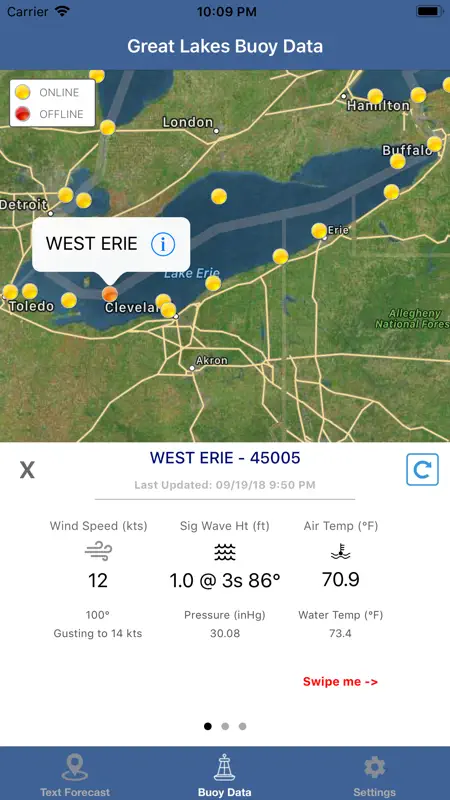 Lake Erie Boating Weather screenshot 2 of 5