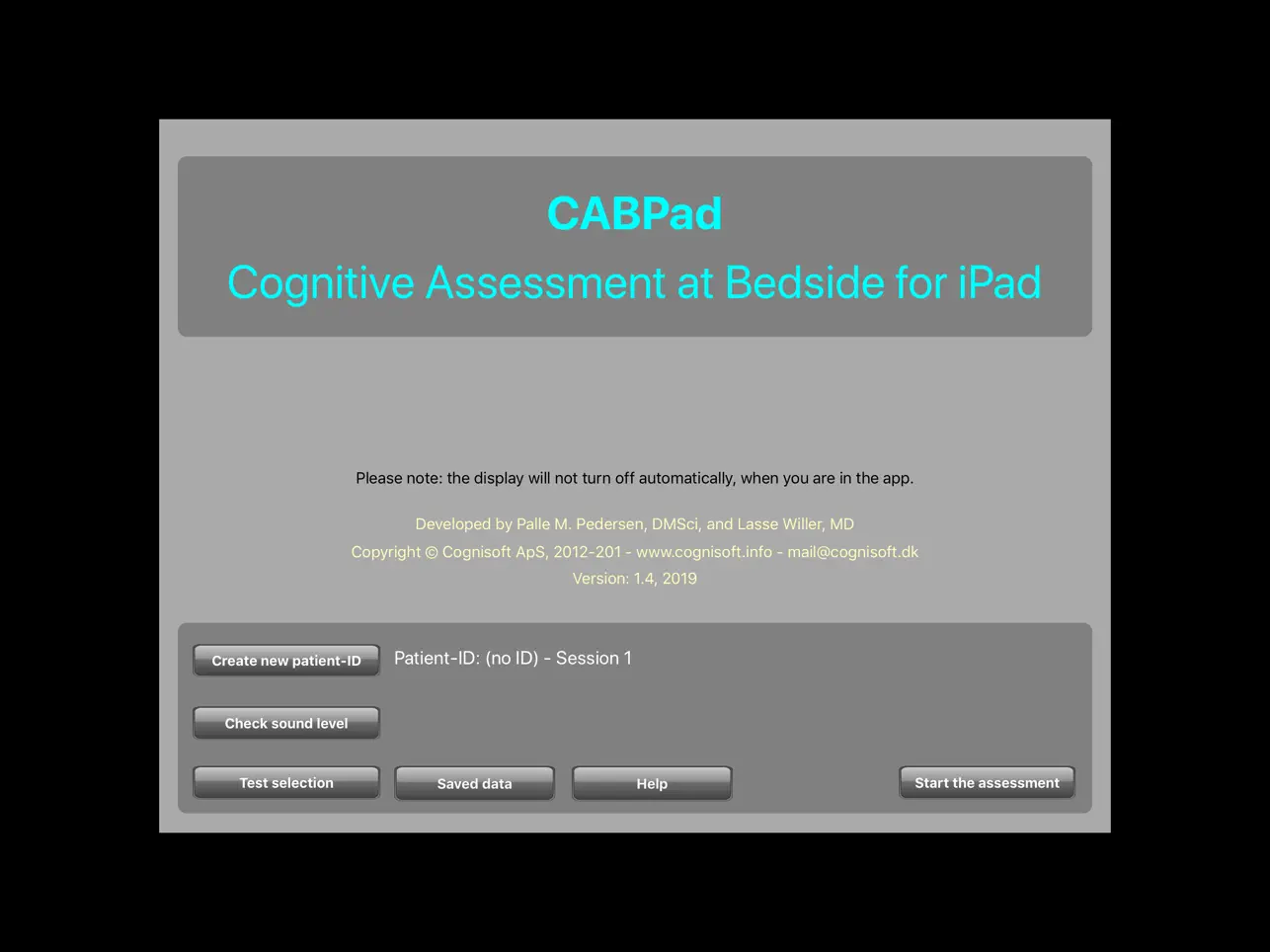 Screenshot #4 pour CABPad Neuropsychological Test