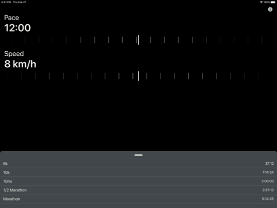 Pace: Running Pace Calculator iPad screenshot 4 - Health & Fitness app
