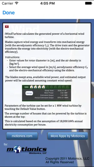 iWindTurbine screenshot 4