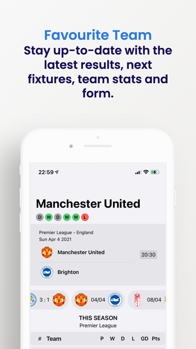 Live Scores - Football Screenshot