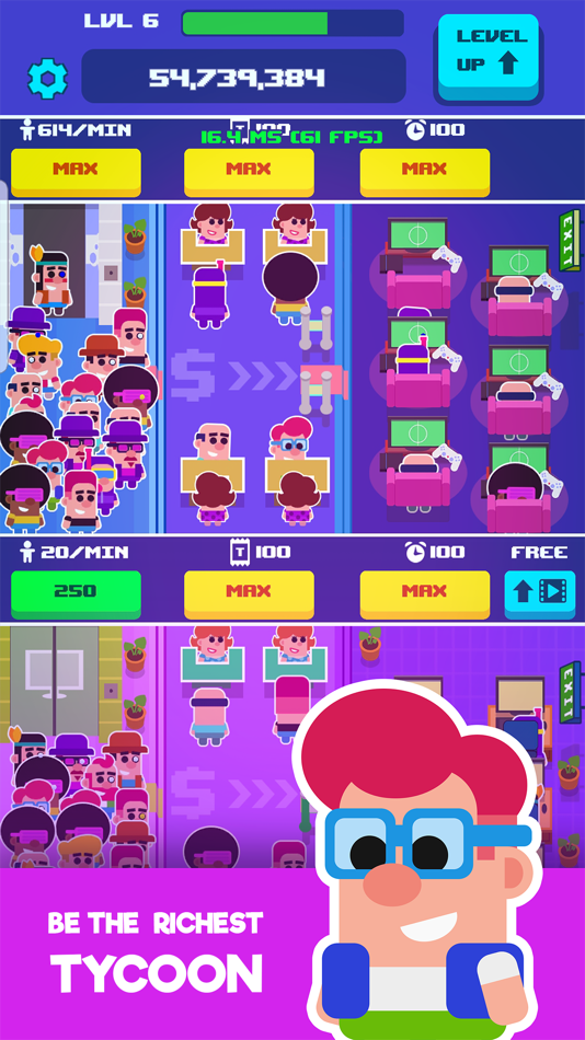 #1. Joy Center Tycoon (iOS) 由: Rhino Games LLC