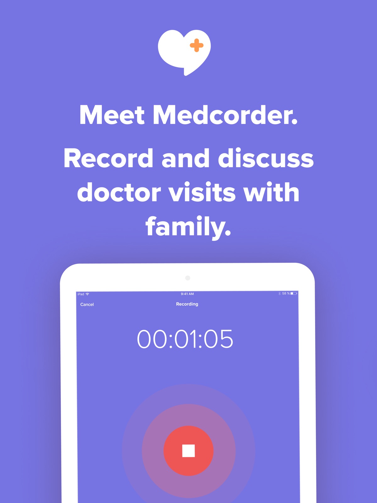 Medcorder: Understand Your Doc ipad screenshot 1
