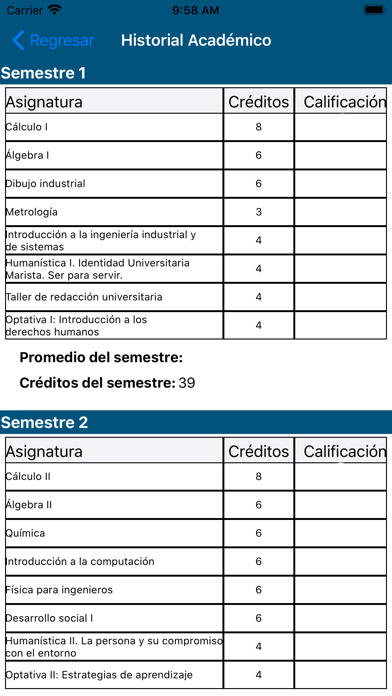 UMM Alumno Screenshot