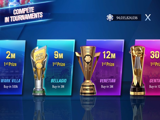 Poker World Mega Billions iPad app afbeelding 3