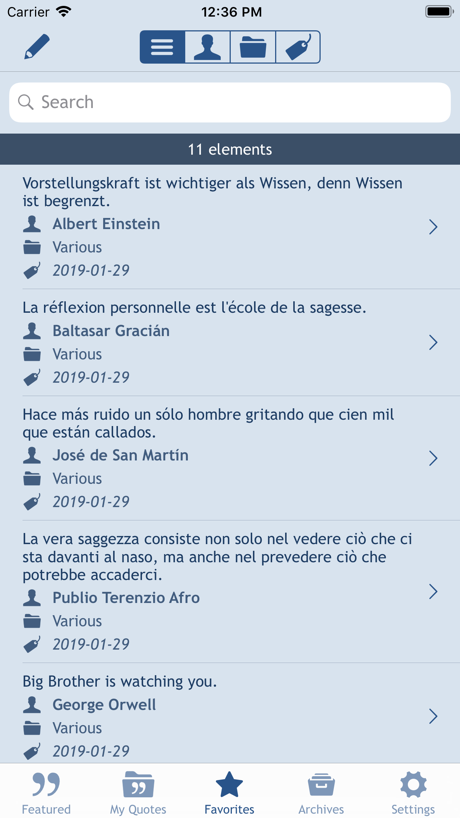 Quotes Folder (Premium) App Store screenshot 2