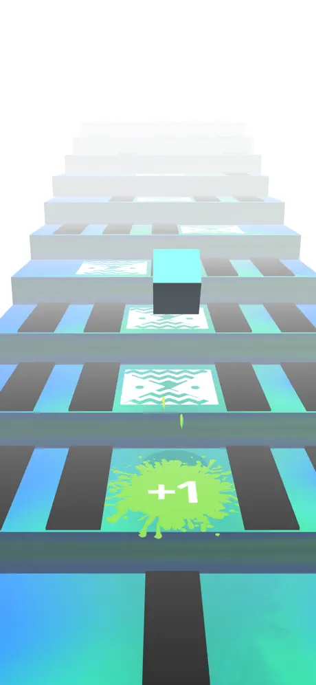 Cube Stars : Jump on stairs