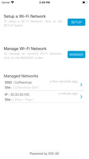 cisco catalyst wireless iphone screenshot 2