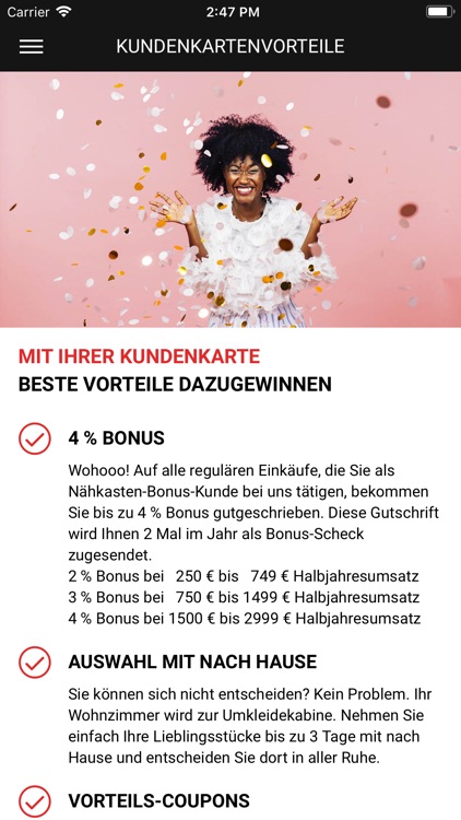 Nähkasten Bonus App