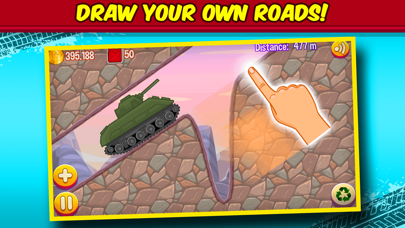 Screenshot #3 pour Road Draw: Climb Your Own Hill