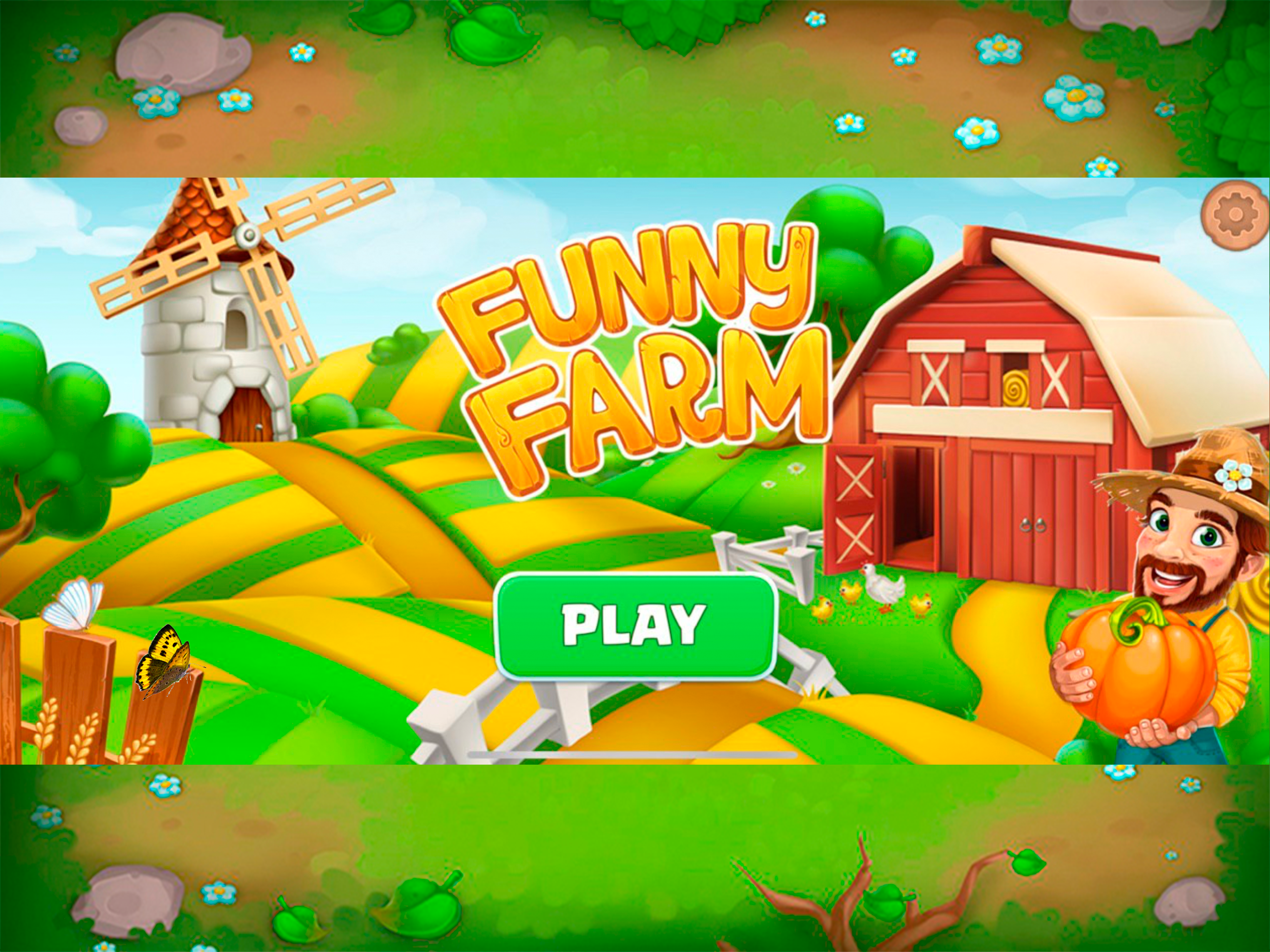 Funny farm - puzzles, match 3.
