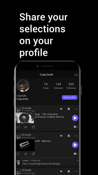 Tunr - Social Music Hub Screenshot