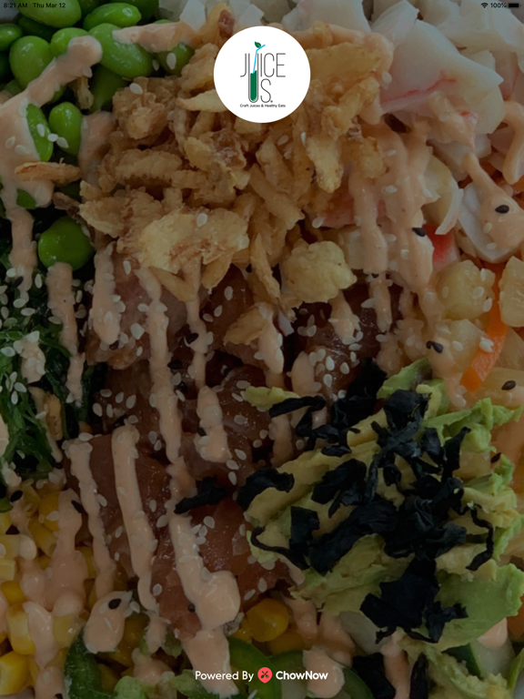 JuiceUs iPad screenshot 1 - Food & Drink app