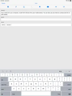 AnkiMobile Flashcards iPad image 3