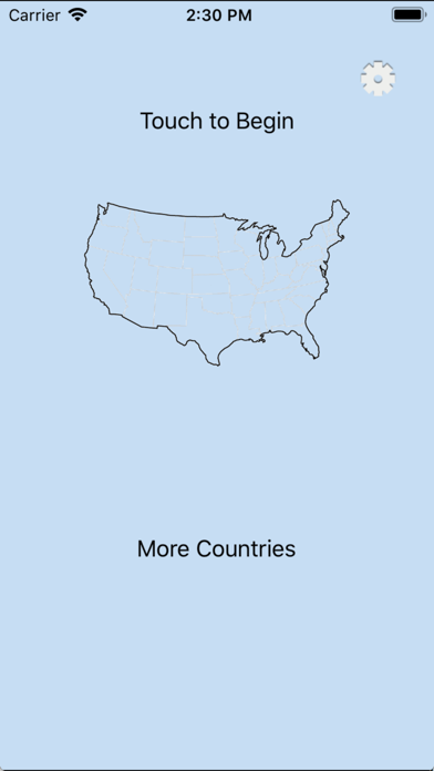 Screenshot #1 pour State Capitals Test