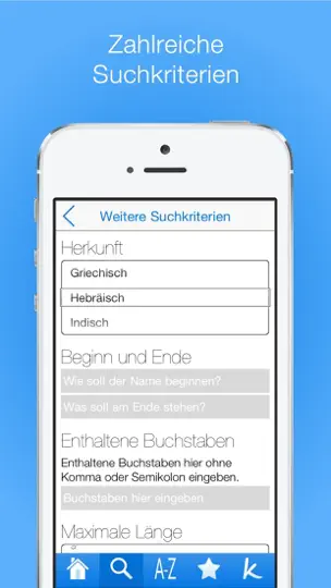 Screenshot von Babynamen | Vornamen PRO auf dem iPhone 3