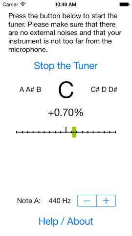 Chromatic Instrument Tunerのおすすめ画像2