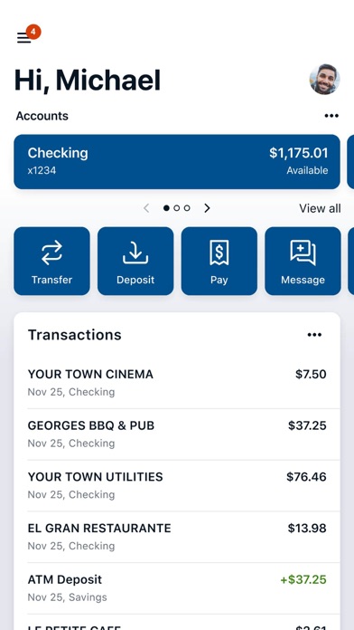 WPNB Mobile Banking Screenshot