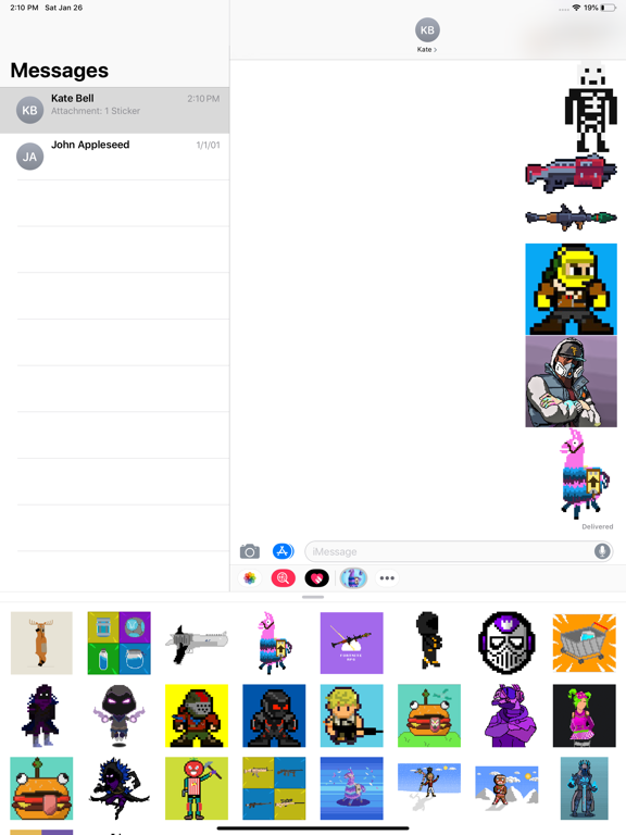 Screenshot #6 pour Pixel Stickers for Fortnite