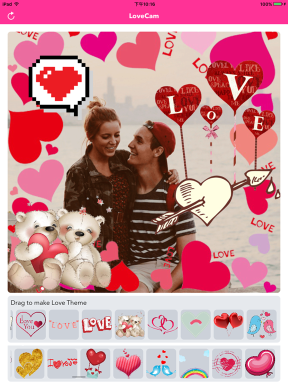 Screenshot #5 pour LoveCam Valentine's Day Camera