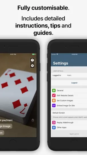 Capture d'écran de WebFX sur iPhone 4