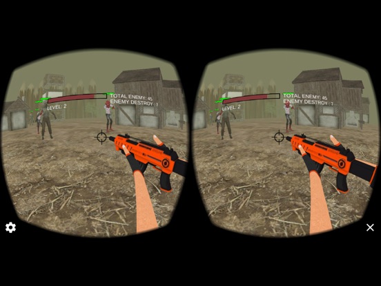 VR Zombies Fighter iPad screenshot