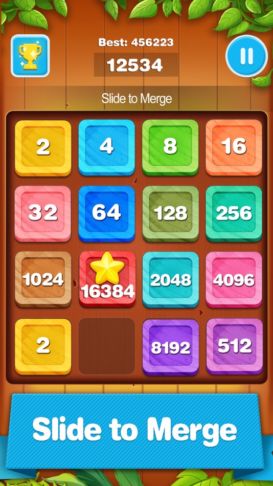 #3. 2048: New Number Tile App (iOS) 来自: puzzle games for free