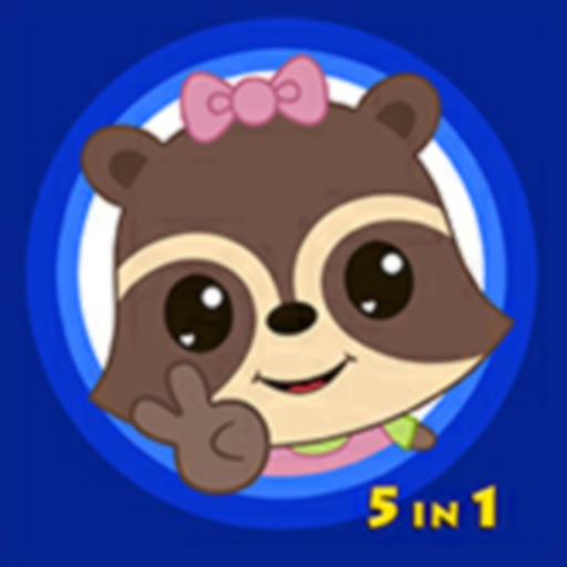 Candy Raccoon Balloon Games icon