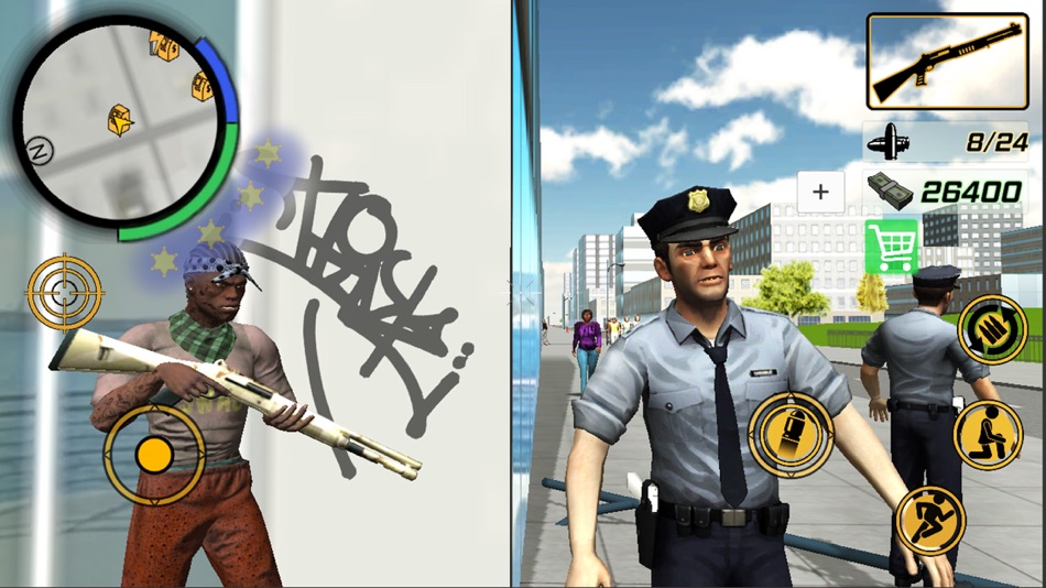 #5. Real Crime Simulator (iOS) 由: OppanaGames FZC LLC