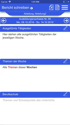 Azubiheft App screenshot 4