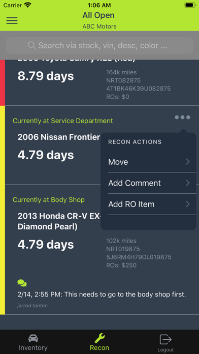 App screenshot