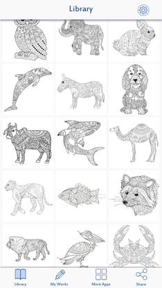 Animal Coloring Pages Games screenshot 2