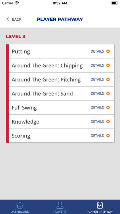 U.S. Kids Golf Player Pathway Screenshot