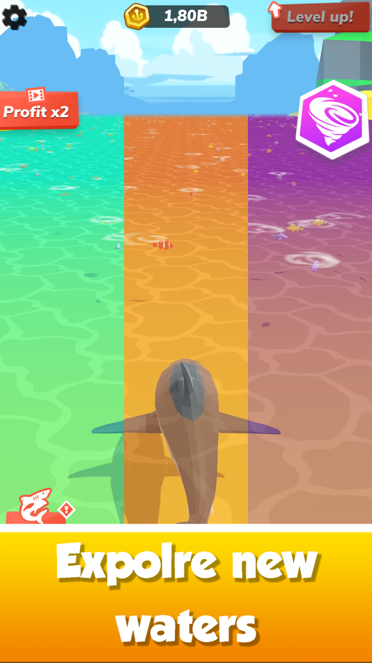 #5. Idle Shark World - Tycoon Game (iOS) 由: Nikita Subachev