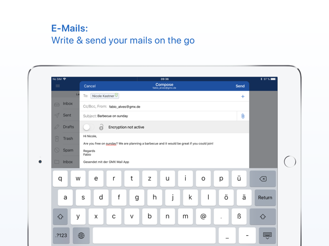 ‎GMX - Mail & Cloud Screenshot