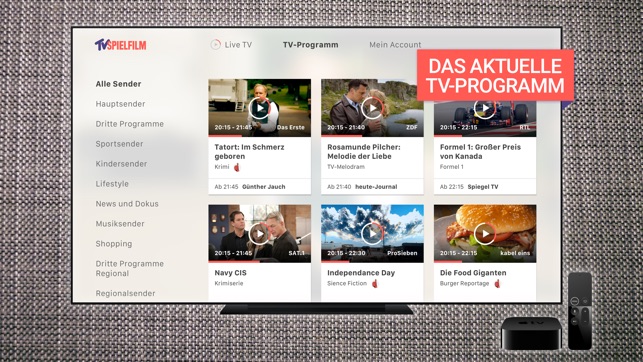 TV SPIELFILM - TV Programm dans l'App Store