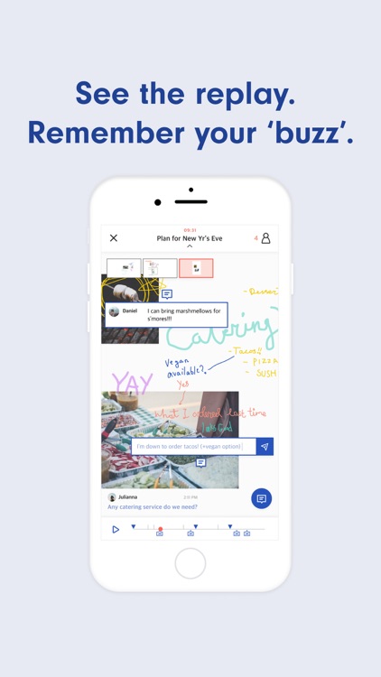 Buzzly - chat with whiteboard screenshot-3
