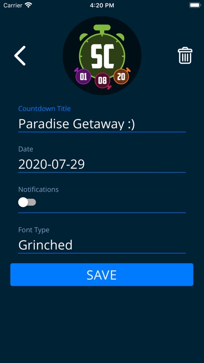 Event Countdown Tracker