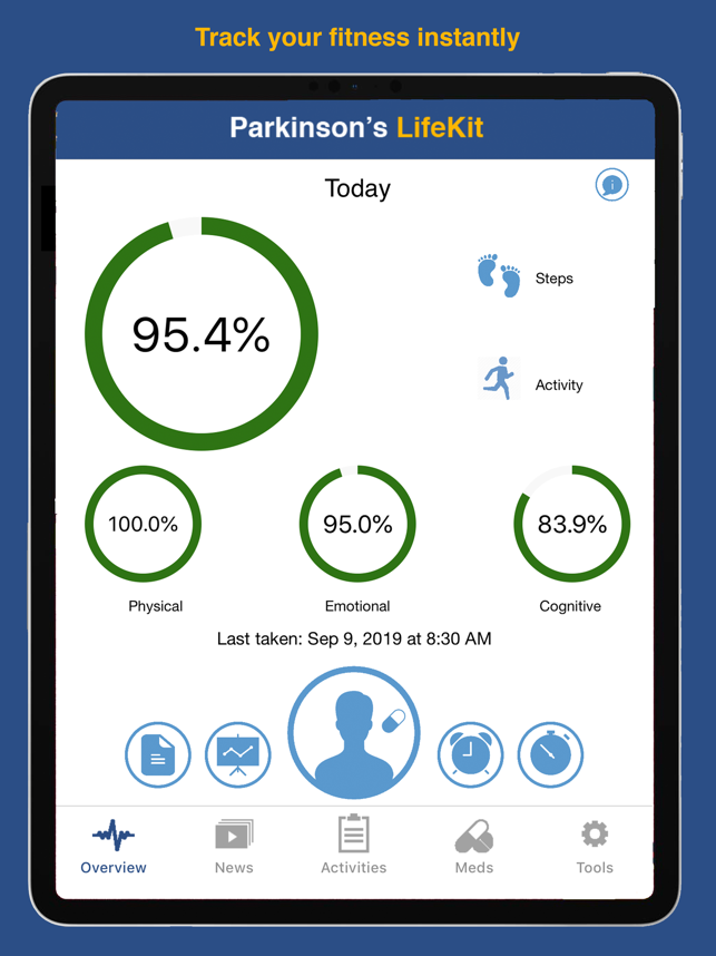 Parkinson's LifeKit-schermafbeelding