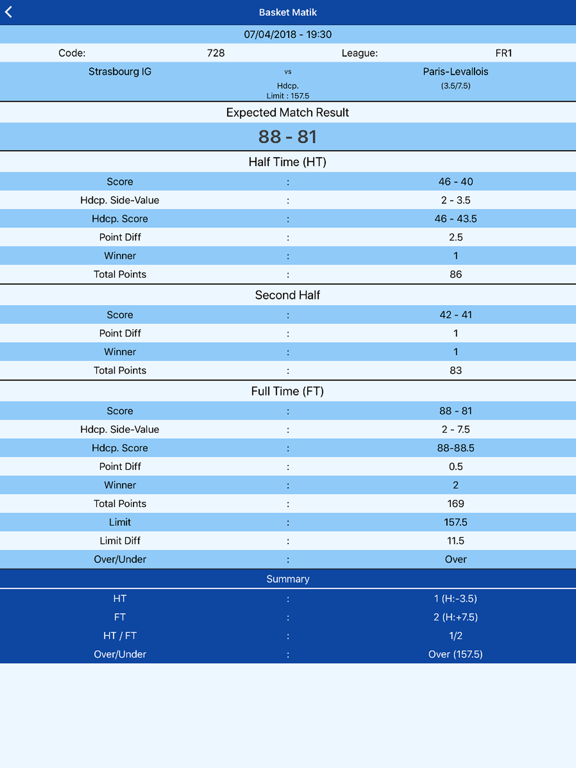 Screenshot #6 pour BasketMatik